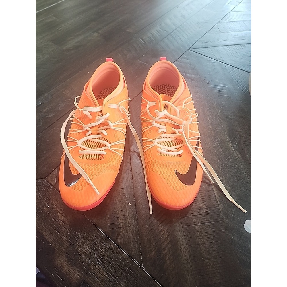 Nike Free 1.0 Cross Bionic Women's 7.5 Training Shoes Hyper Orange 718841-801